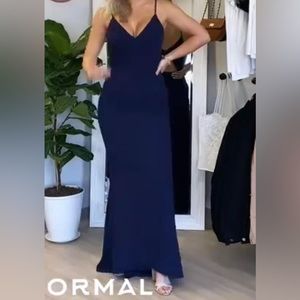 Ball dress size M NWT navy